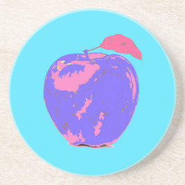 Posavasos Arte pop de Apple morado