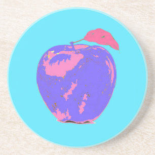 Posavasos Arte pop de Apple morado