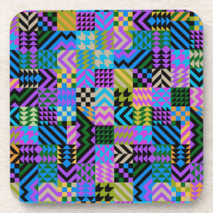 Posavasos Arte Popular Tribal - Azul