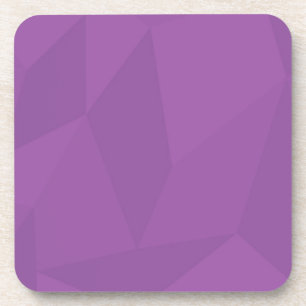 Posavasos Arte sencillo morado, geométrico, fresco, moderno