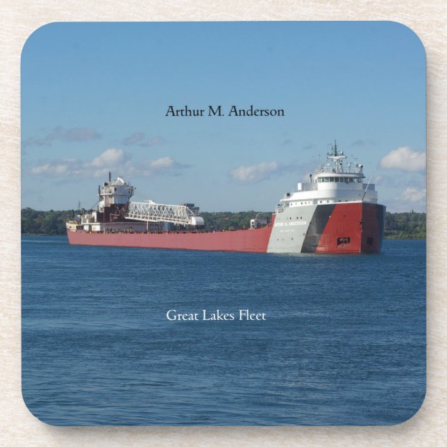 Posavasos Arthur M. Anderson conjunto de 6 galaxias de plást (Frente)