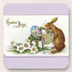 Posavasos Artist Easter Bunny Lavender