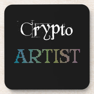 Posavasos Artista criptográfico oscuro