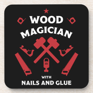 Posavasos Artista de Woodworker