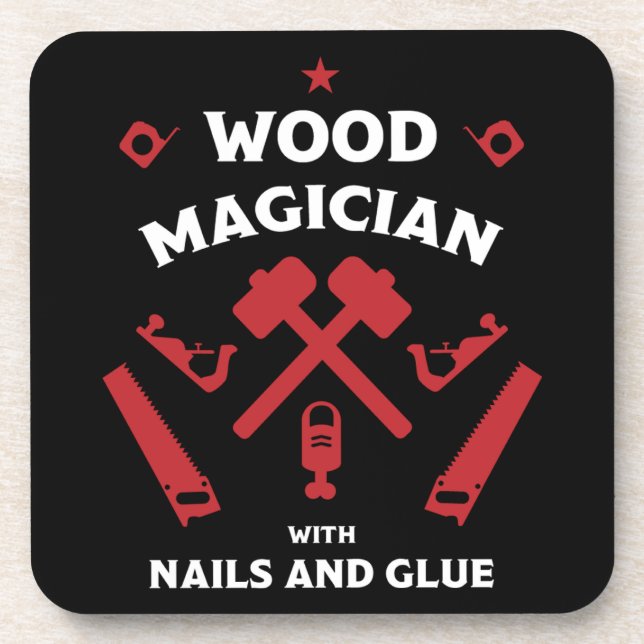Posavasos Artista de Woodworker (Frente)