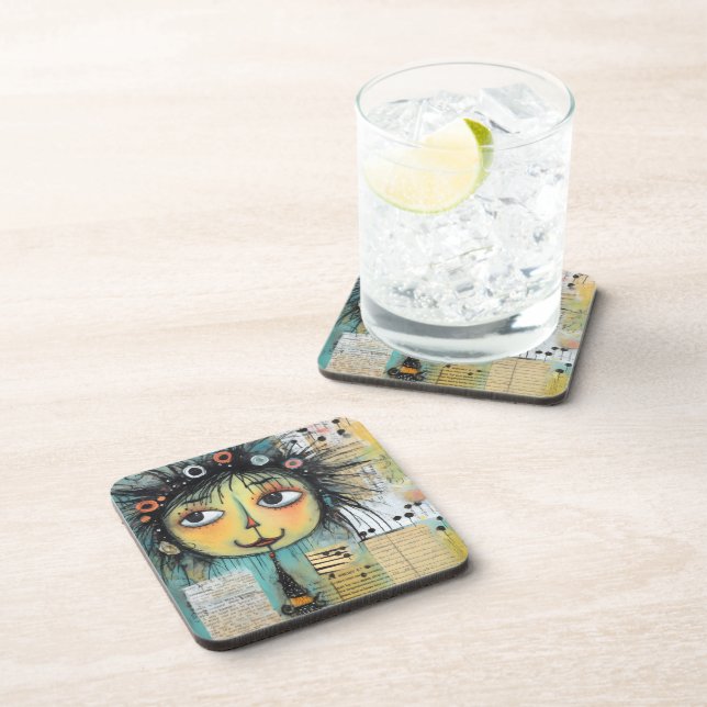 Posavasos ArtLady 1 Encantador y angustiado (Lado Derecho)