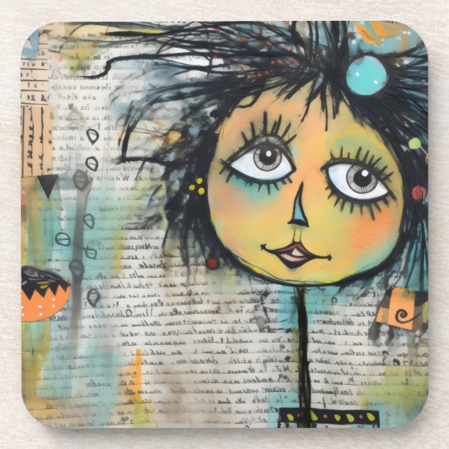 Posavasos ArtLady 25 Encantador y afligido (Frente)