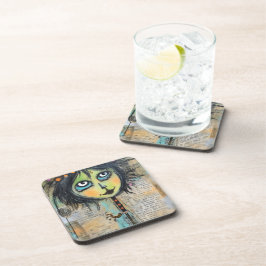 Posavasos ArtLady 5 Encantador y afligido