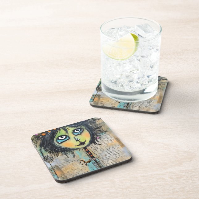 Posavasos ArtLady 5 Encantador y afligido (Lado Derecho)