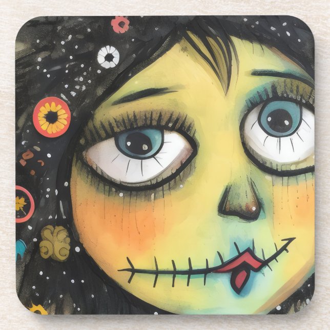 Posavasos ArtLady 6 Encantador y afligido (Frente)