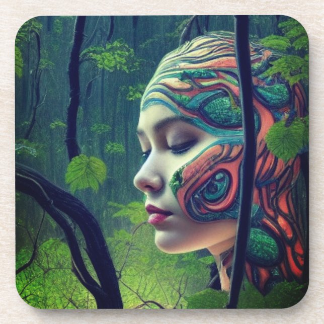 Posavasos Artsy Lady (Frente)