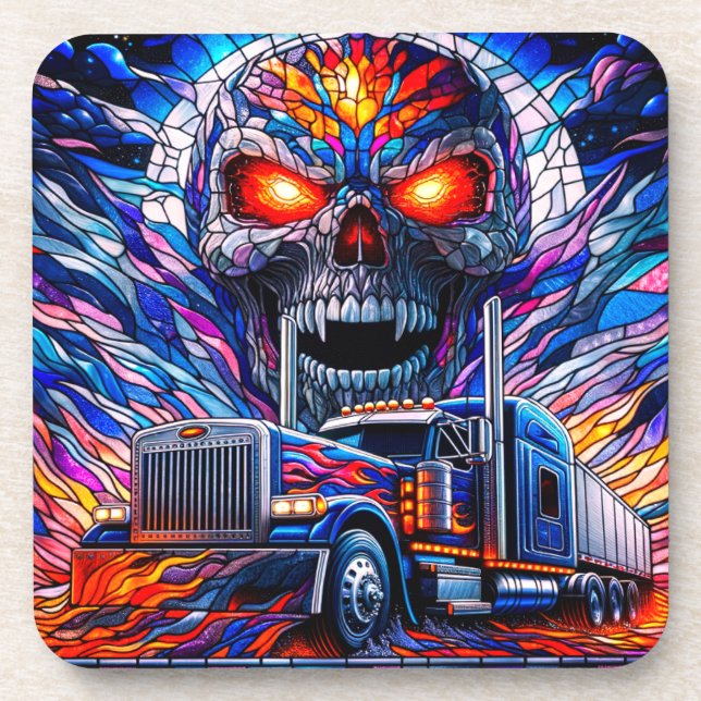 Posavasos Artsy Skull (Frente)