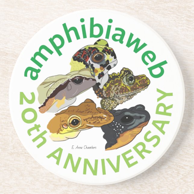 Posavasos #ArtYourAmphibian2020 - E. Anne Chambers (Frente)