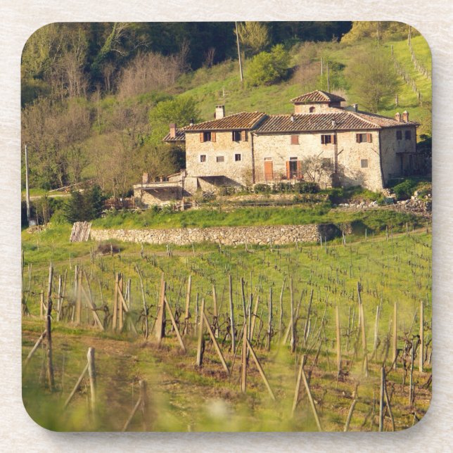 Posavasos Aschuito, una granja que acepta clientes, (Frente)