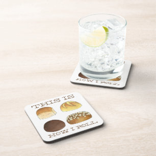 Posavasos Así es como hago correr el pan de la cena se vuelv