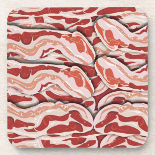 Posavasos Así que buen patrón ilustrado de carne divertida d