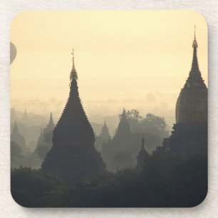 Posavasos Asia, Birmania, (Myanmar), Pagan (Bagan) Aire cali