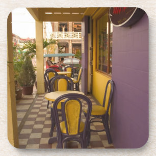 Posavasos Asia, Camboya, Siem Reap, cafetería.