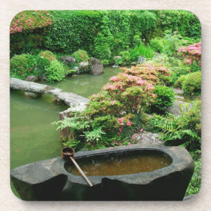 Posavasos Asia, Japón, Kyoto. Jardín Zen