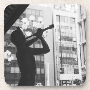 Posavasos Asia, Japón, Tokio. Estatua musical, Shibuyaku