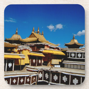 Posavasos Asia, Tíbet, Lhasa, Palacio de Potala también cono