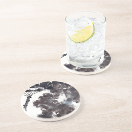 Posavasos Asiatische Kunst mit Lotusblätter Motiv