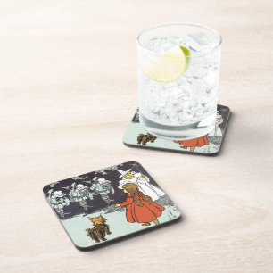 Posavasos Asistente Vintage de Oz Dorothy Toto Glinda Munchk