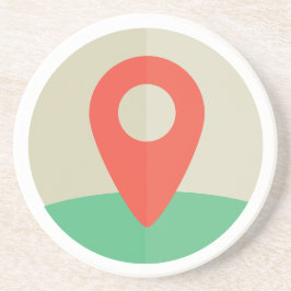 Posavasos Asistentes de localización de mapas: