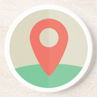 Posavasos Asistentes de localización de mapas: