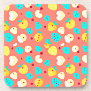 Posavasos Asombrosa Fruits Patterns Art