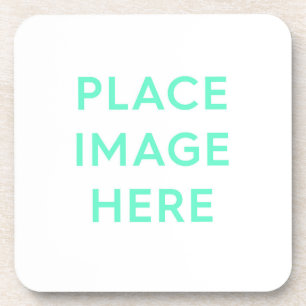 Posavasos Astillas de plástico duro con respaldo de corcho