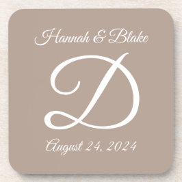 Posavasos Astillas de plástico duro de boda o aniversario