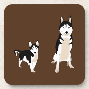 Posavasos Astillas Husky con corcho en juego.