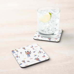 Posavasos Astilleros con respaldo de corcho para el día del