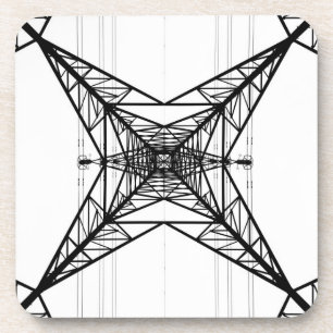 Posavasos Astilleros de corcho de pilones eléctricos