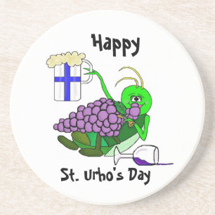 Posavasos Astilleros de St. Urho con pastor ebrio