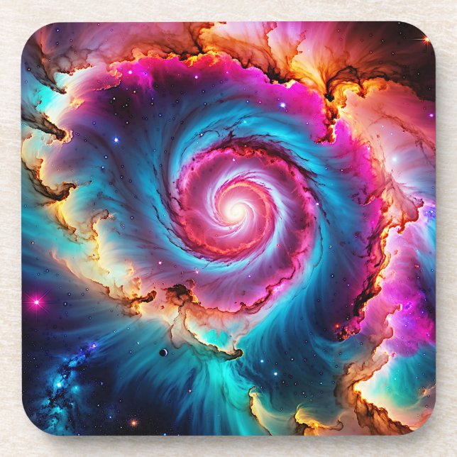 Posavasos "Astralis" - Nebula y galaxias (Frente)
