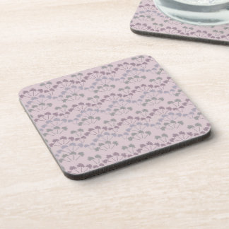 Posavasos Astras botánicas en Lilac encantador