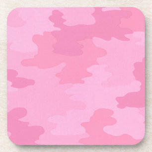 Posavasos Astras de camuflaje rosadas