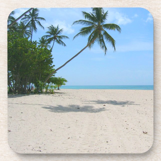 Posavasos Astras de corcho de Isla Tropical (Frente)