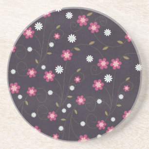 Posavasos Astras de flores rosadas