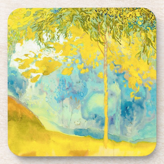 Posavasos Astras de paisajes artísticos (Frente)