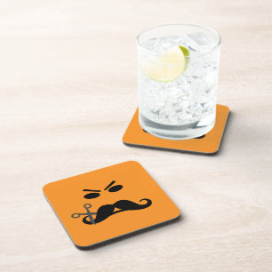 Posavasos Astras de personalizado de Mustache enojadas