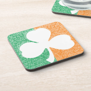 Posavasos Astras de personalizado de Shamrock de Irlanda