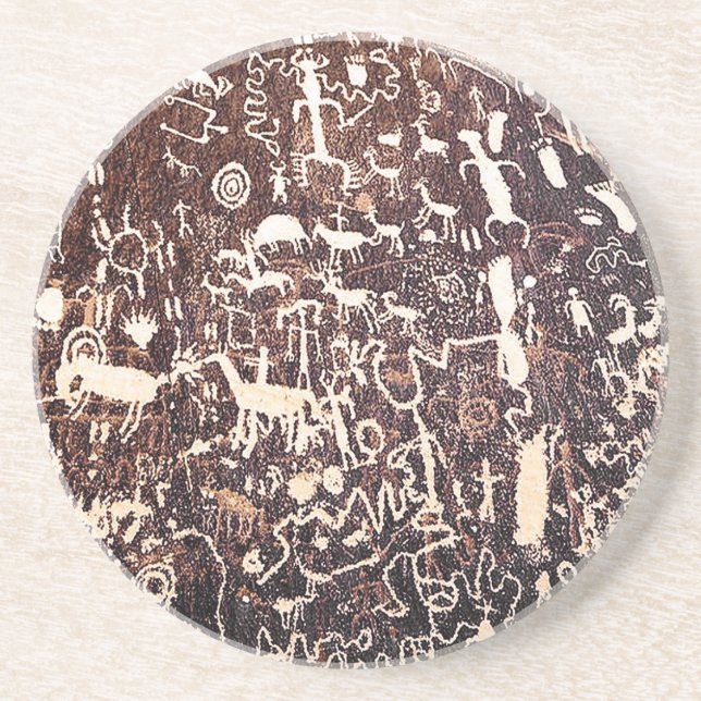 Posavasos Astras de piedra arenisca de rock artístico petrog (Frente)