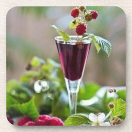 Posavasos Astras de plástico duro con respaldo de corcho - c