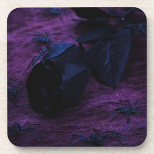 Posavasos Astras de Rosa negro