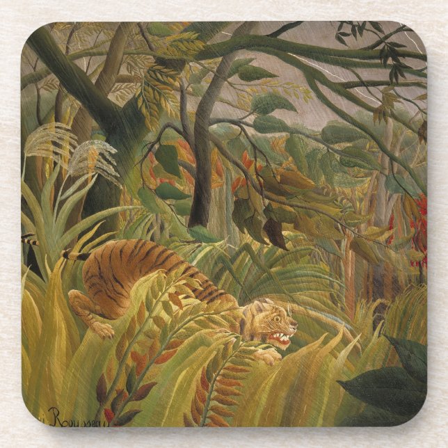 Posavasos Astras del Tigre de Rousseau (Frente)