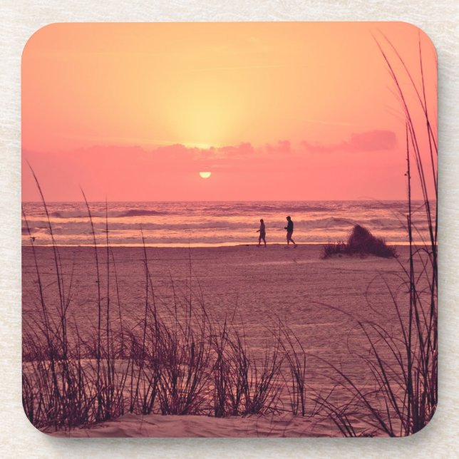 Posavasos Astras fotográficas de Beach Sunrise (Frente)