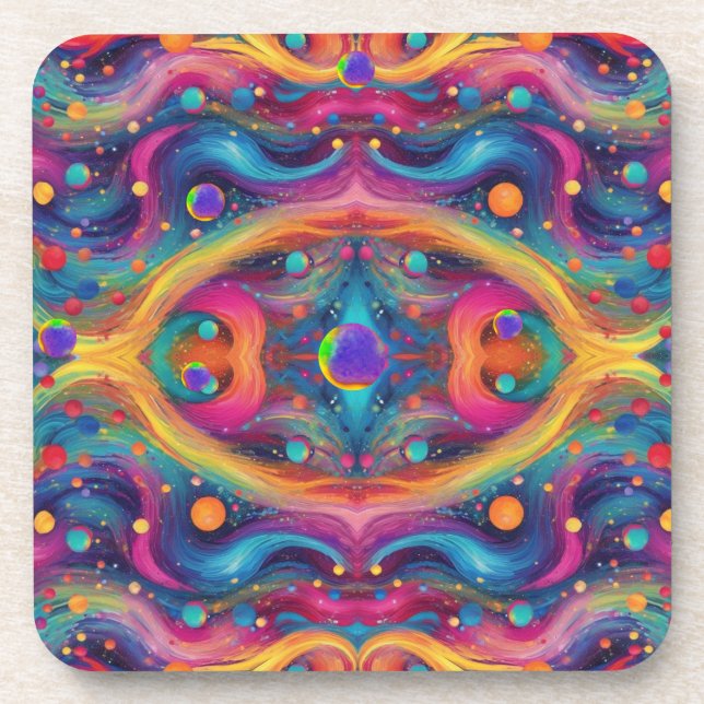 Posavasos Astrología planeta espacio galaxia universo  (Frente)
